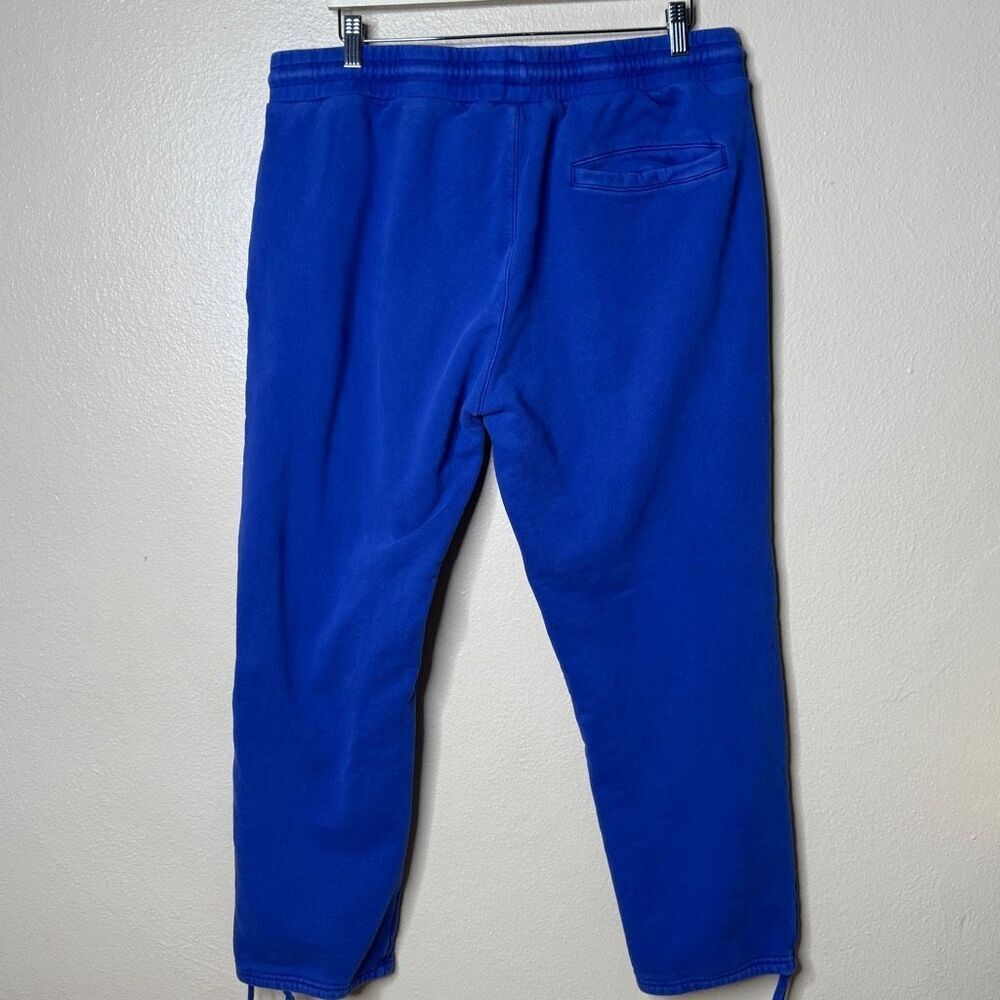 KITH Sweatpants Men's XL Blue Script Drawstring Heavyweight - Picture 10 of 11